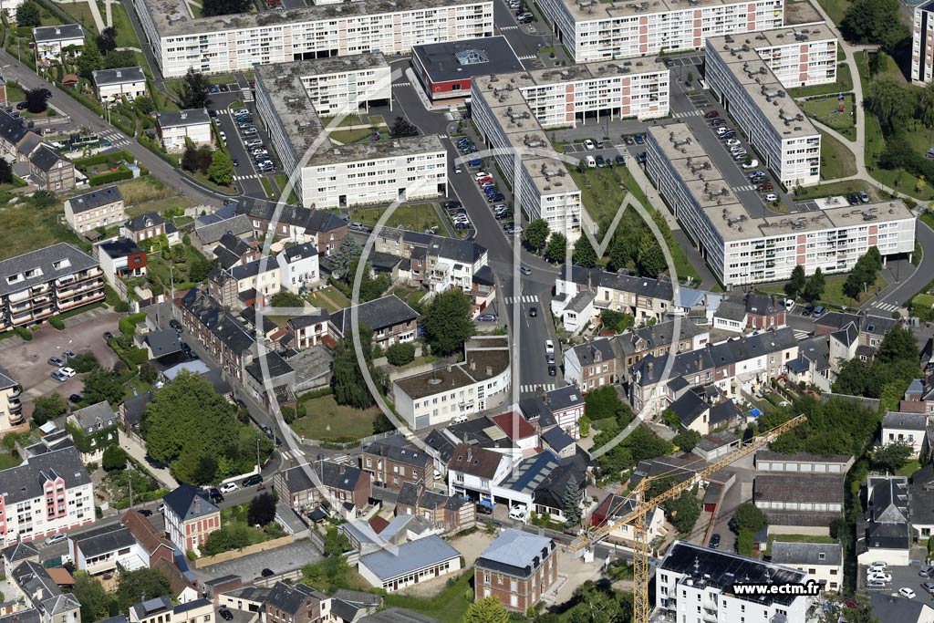 Photo arienne de Lillebonne