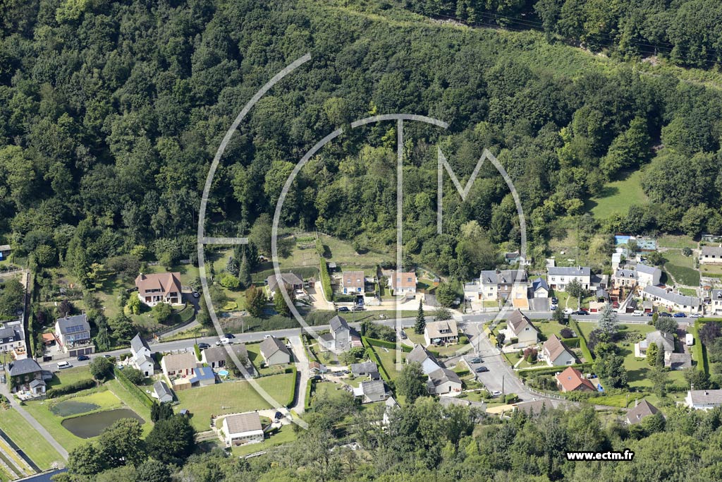 Photo arienne de Lillebonne (la Valle)