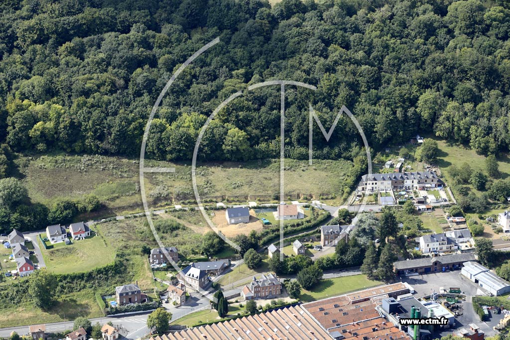 Photo arienne de Lillebonne (la Valle)