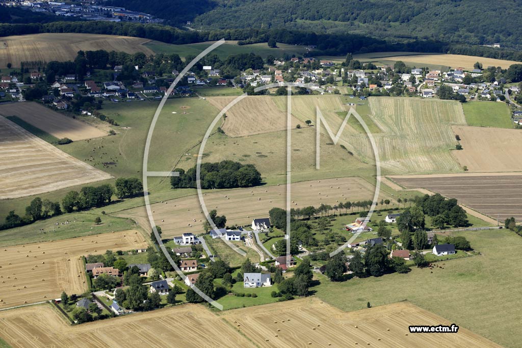 Photo arienne de Saint-Jean-de-Folleville