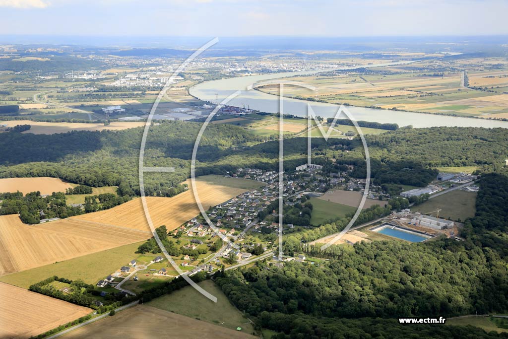 Photo arienne de Tancarville (Tancarville Haut)