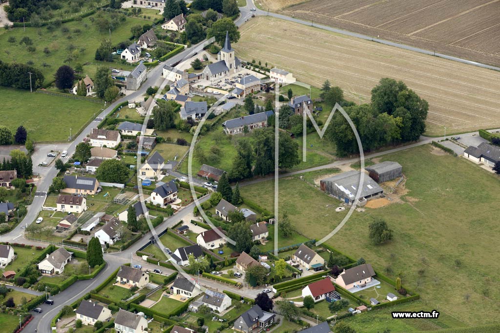 Photo arienne de Touffreville-la-Cable