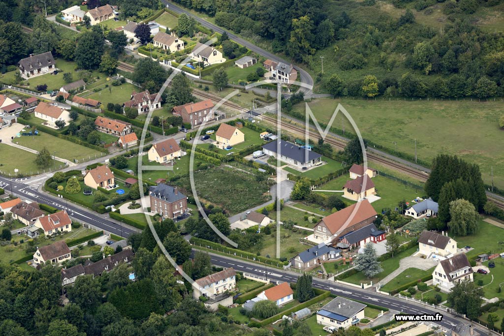 Photo arienne de Anneville-sur-Scie