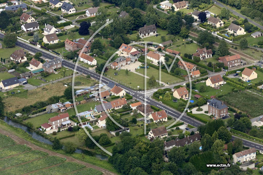 Photo arienne de Anneville-sur-Scie