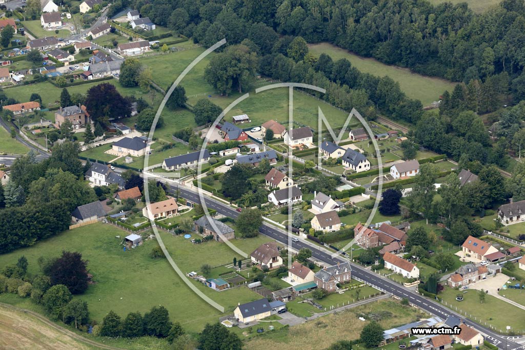 Photo arienne de Anneville-sur-Scie