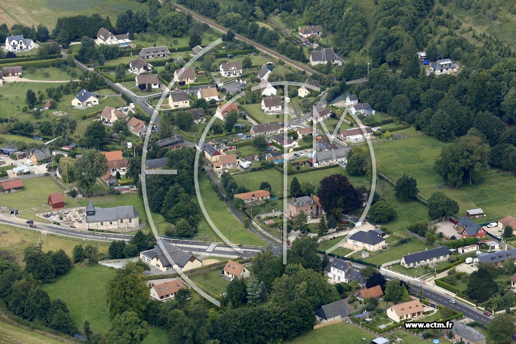 Photo arienne de Anneville-sur-Scie
