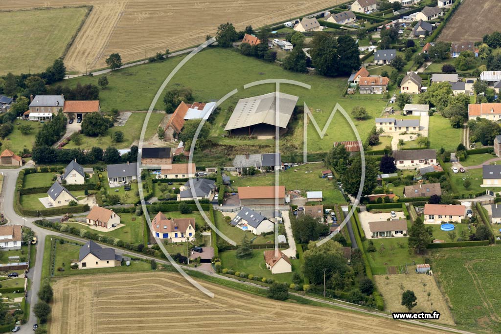 Photo arienne de Aubermesnil-Beaumais