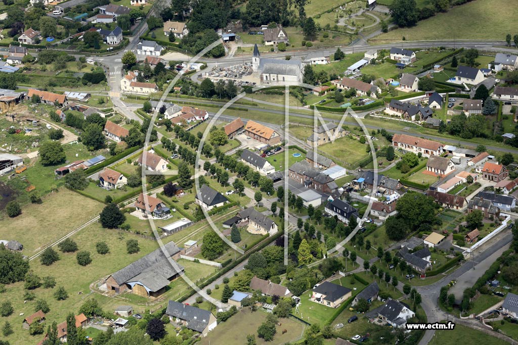 Photo arienne de Dampierre-Saint-Nicolas