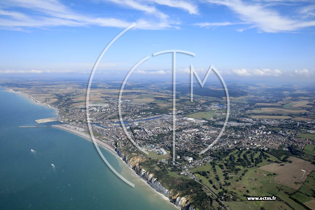 Photo arienne de Dieppe