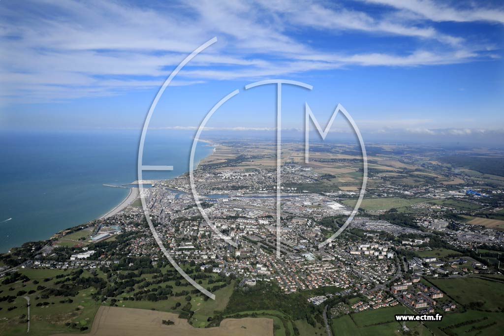 Photo arienne de Dieppe (Caude Cte)