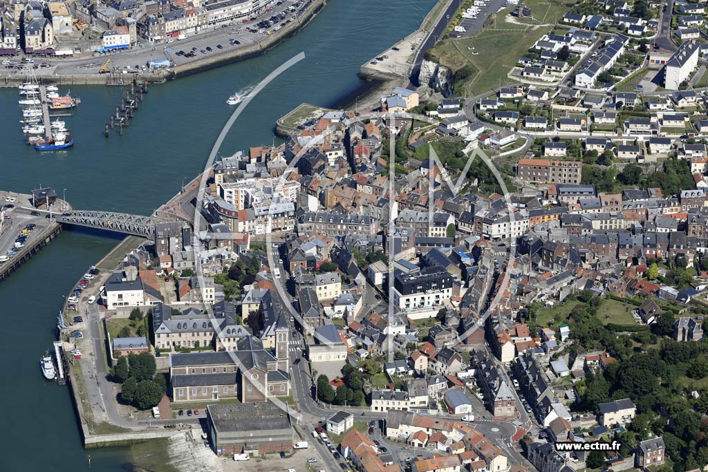 Photo arienne de Dieppe (Centre)