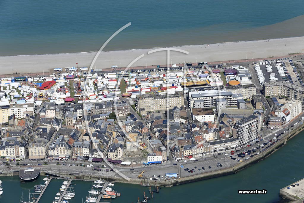 Photo arienne de Dieppe (Centre)