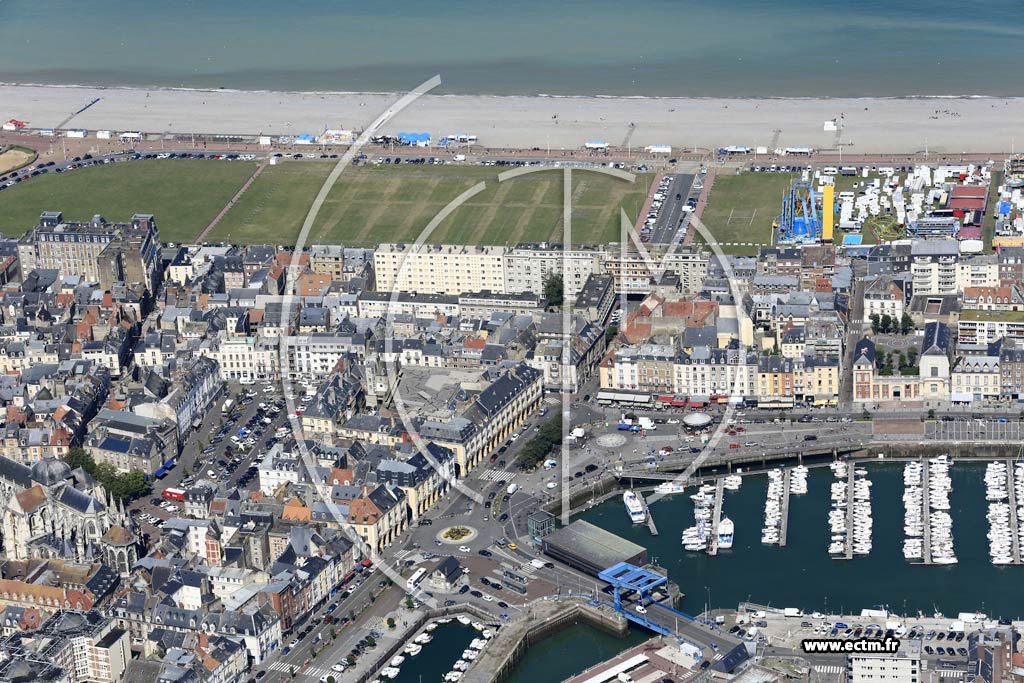 Photo arienne de Dieppe (Centre)
