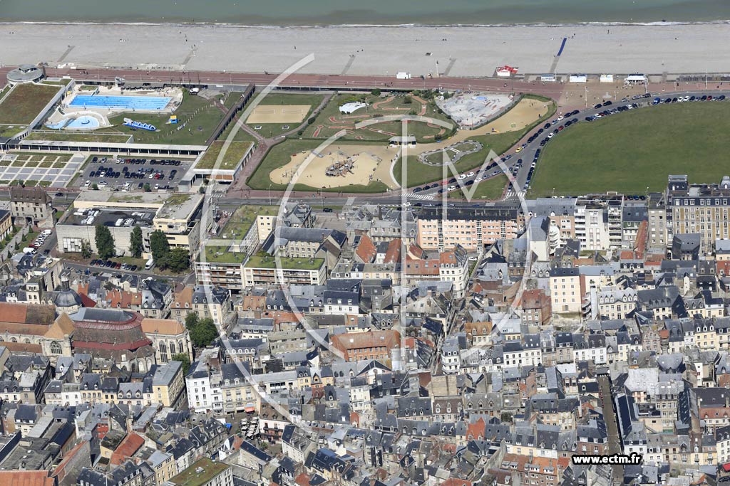 Photo arienne de Dieppe (Centre)