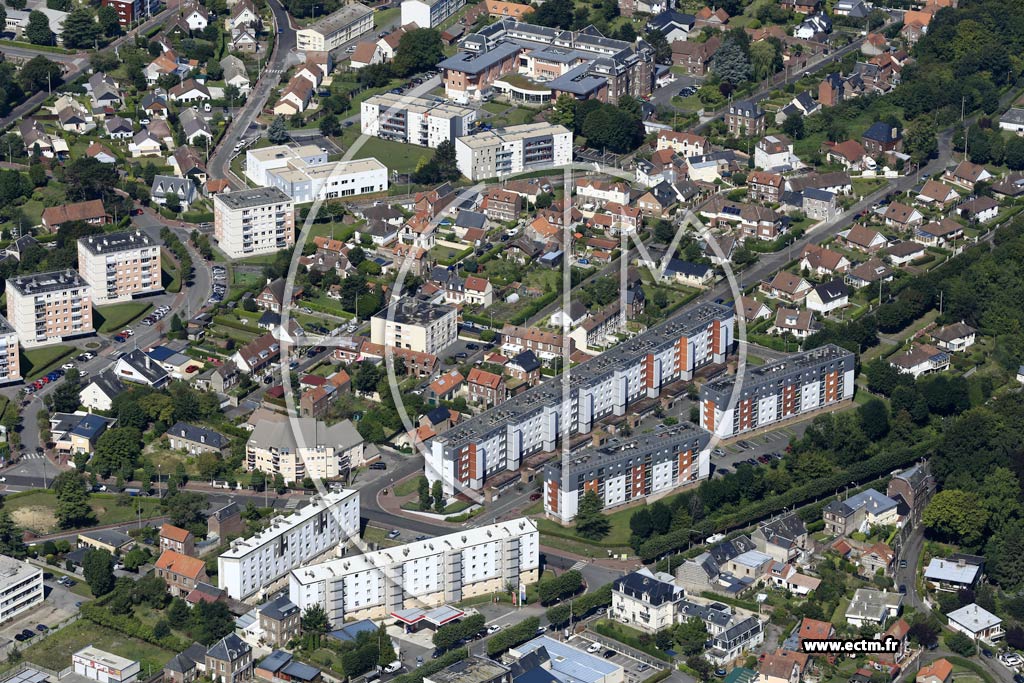 Photo arienne de Dieppe (Janval)