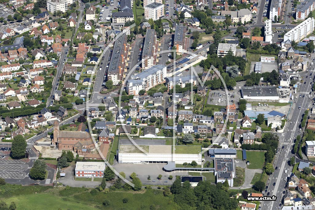Photo arienne de Dieppe (Janval)