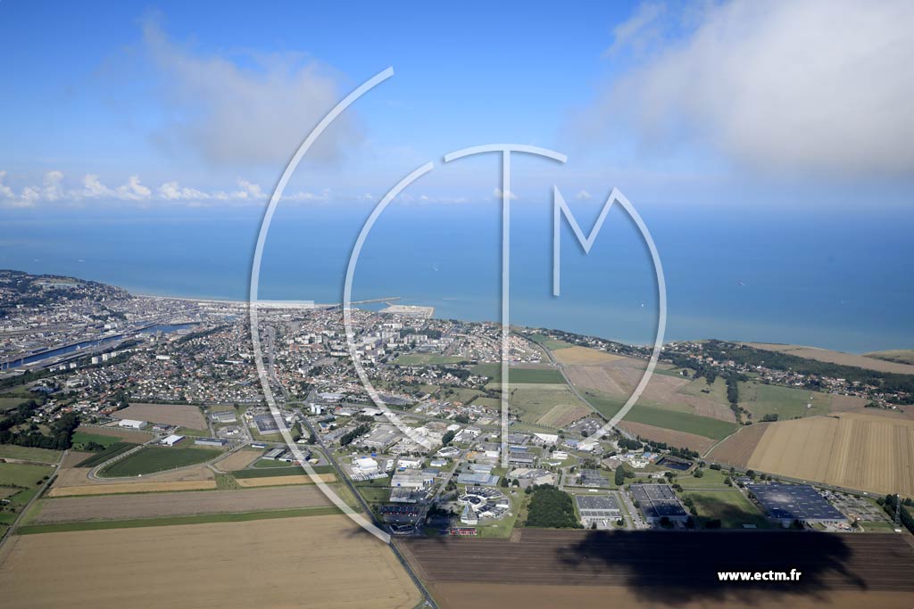 Photo arienne de Dieppe (Neuville-ls-Dieppe)