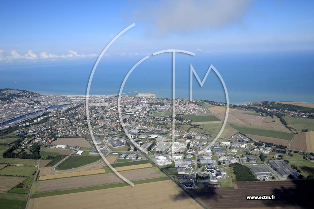 Photo arienne de Dieppe (Neuville-ls-Dieppe)