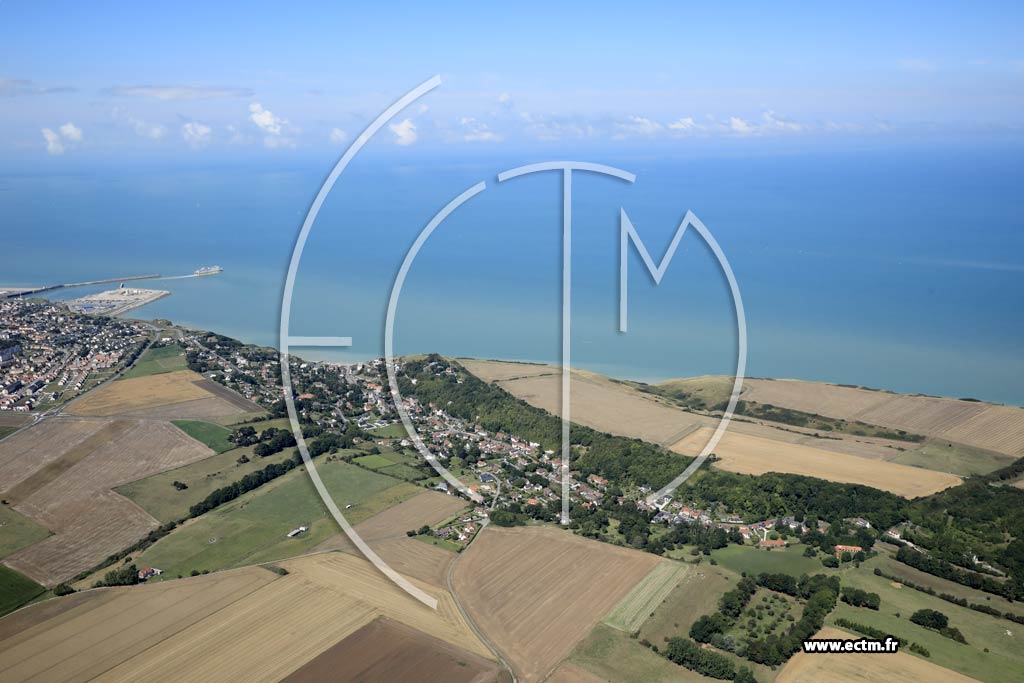 Photo arienne de Dieppe (Puys)