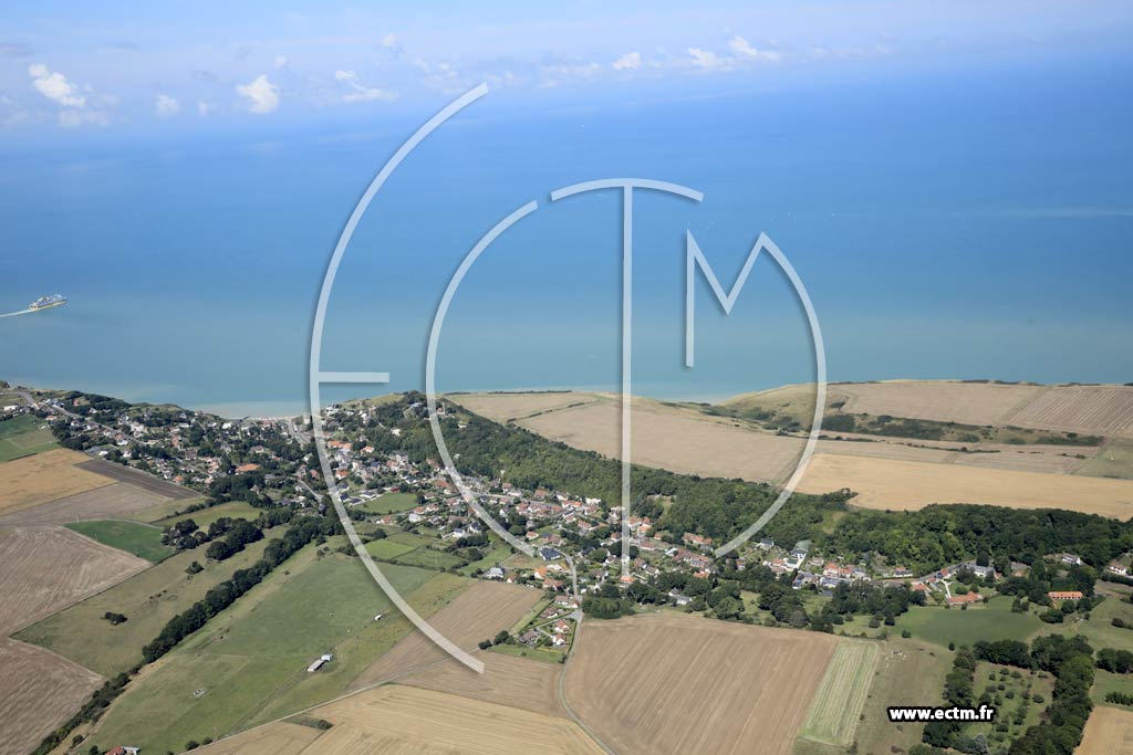 Photo arienne de Dieppe (Puys)