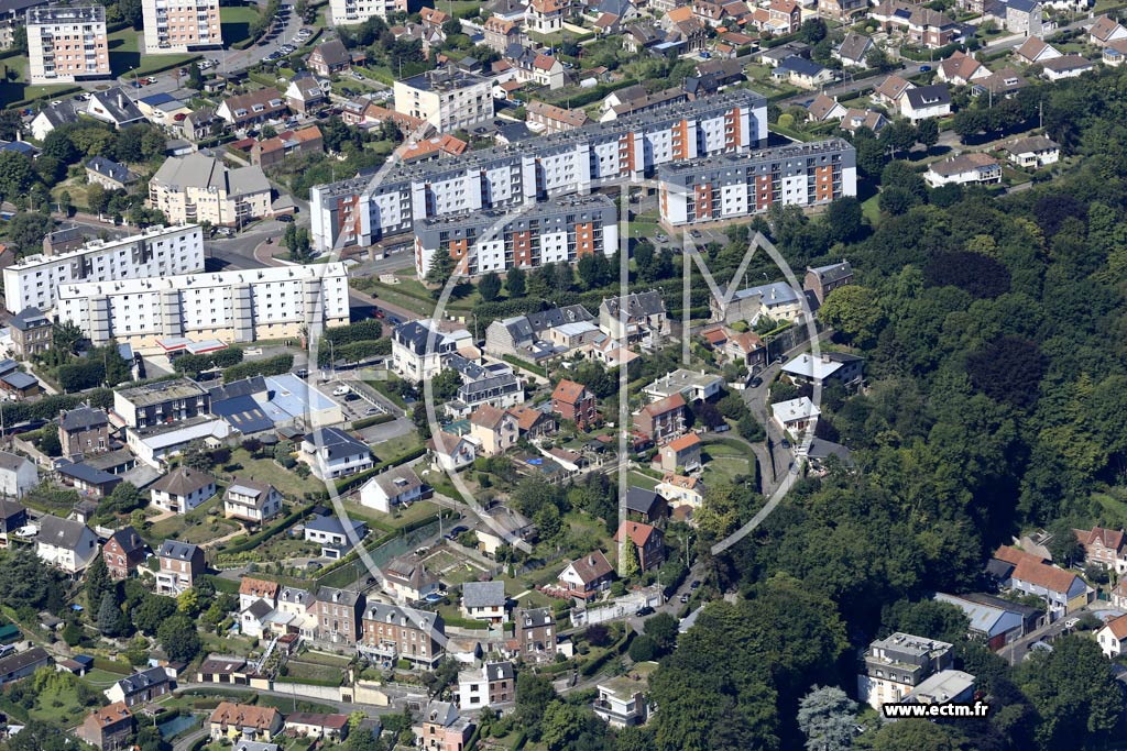 Photo arienne de Dieppe (Saint-Pierre)