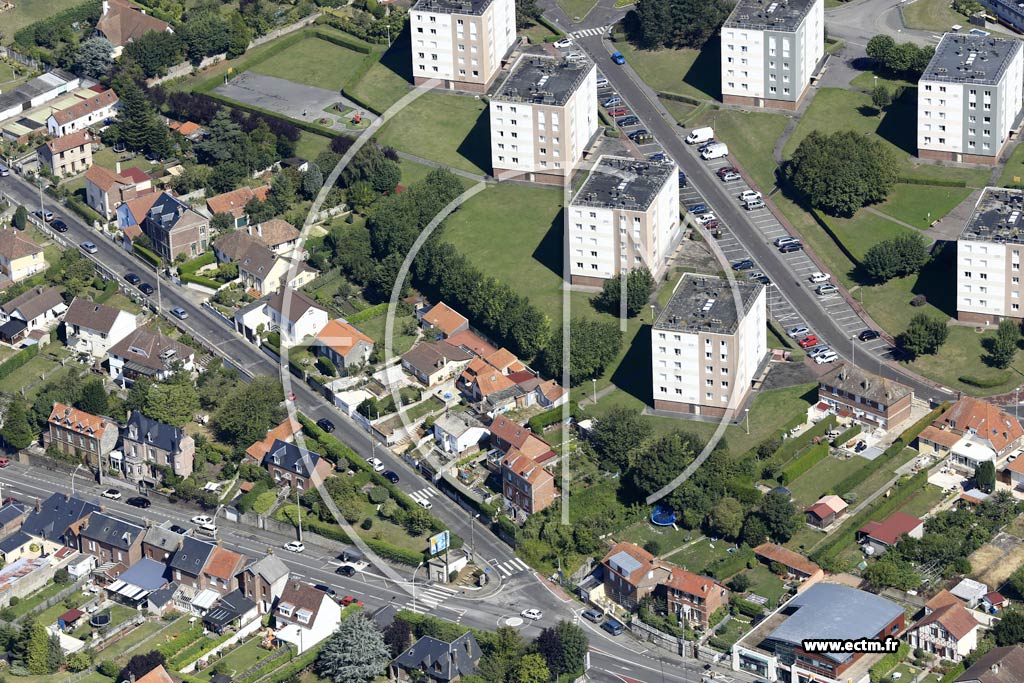 Photo arienne de Dieppe (Vieux Neuville)