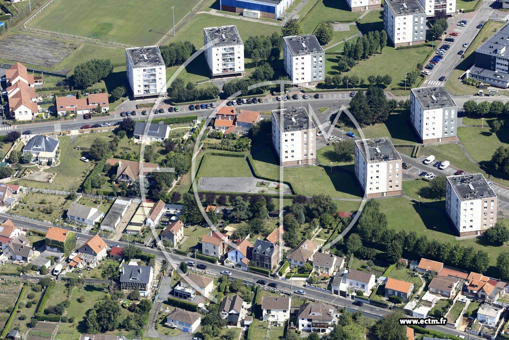 Photo arienne de Dieppe (Vieux Neuville)