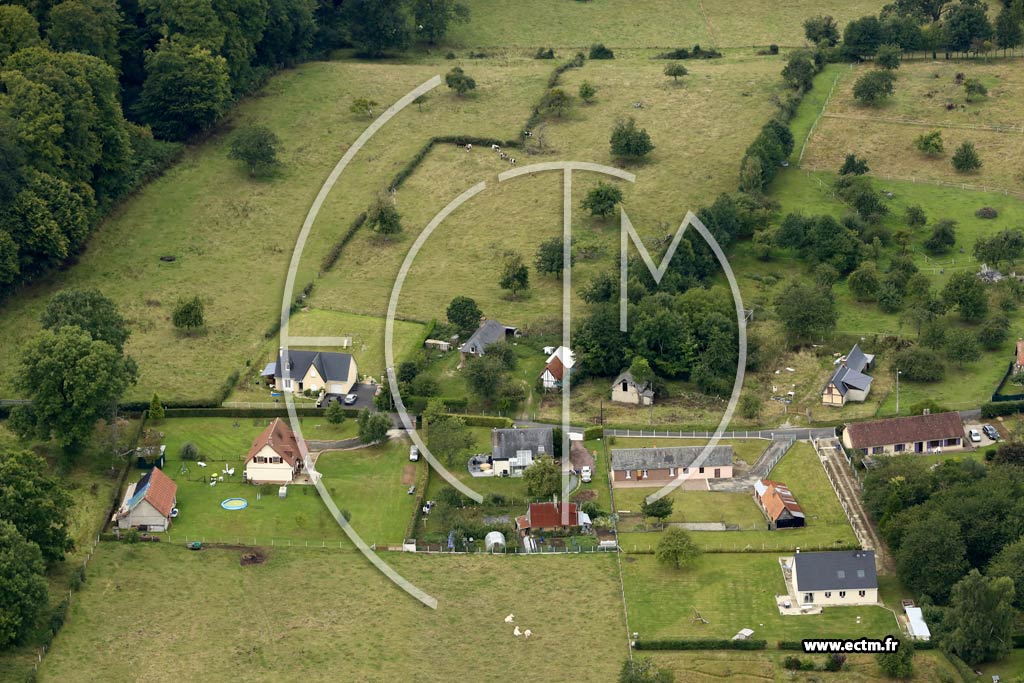 Photo arienne de Freulleville (Manoir-du-Val)