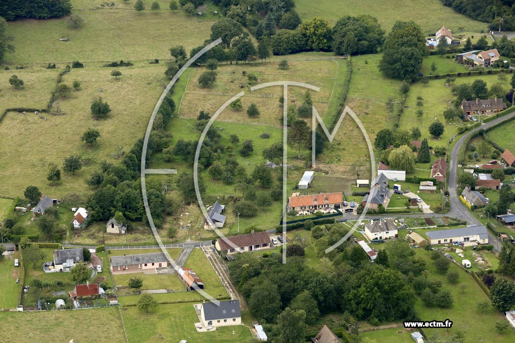 Photo arienne de Freulleville (Manoir-du-Val)