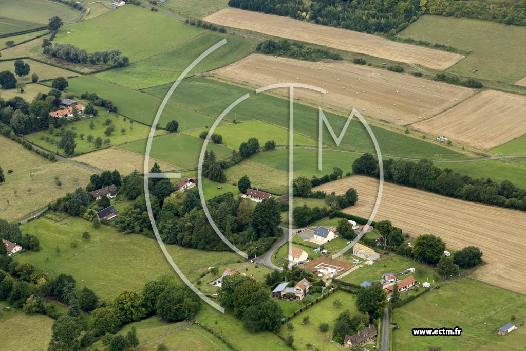 Photo arienne de Freulleville (Manoir-du-Val)