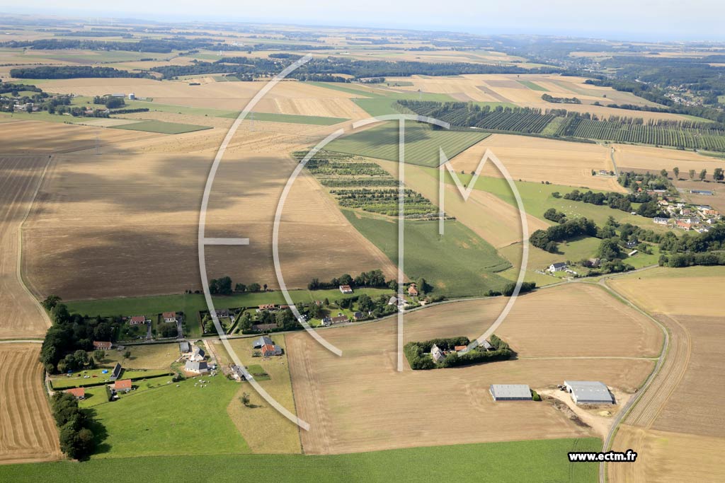 Photo arienne de Gonneville-sur-Scie