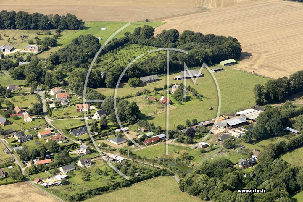 Photo arienne de Gonneville-sur-Scie (les Hameaux)
