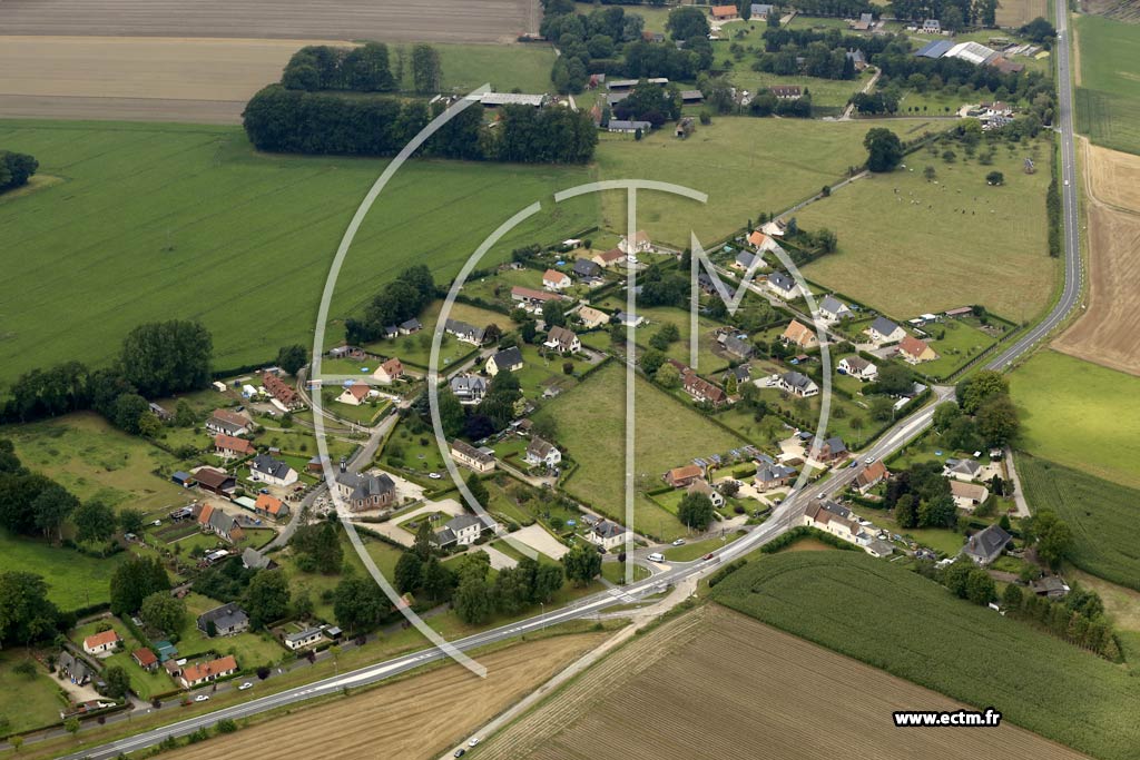 Photo arienne de La Chapelle-du-Bourgay