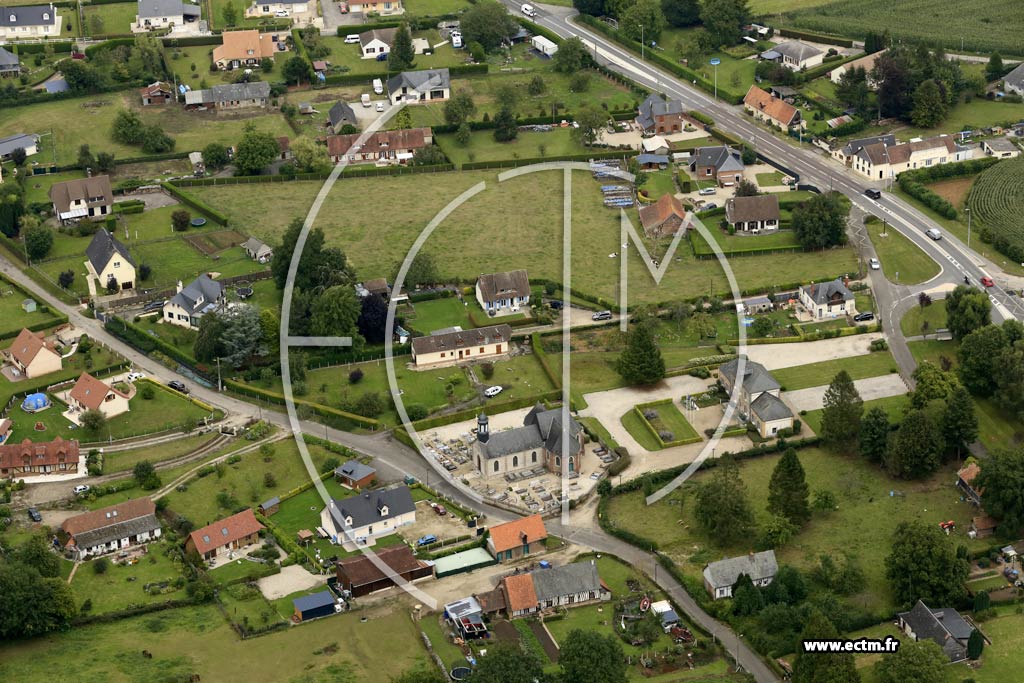 Photo arienne de La Chapelle-du-Bourgay