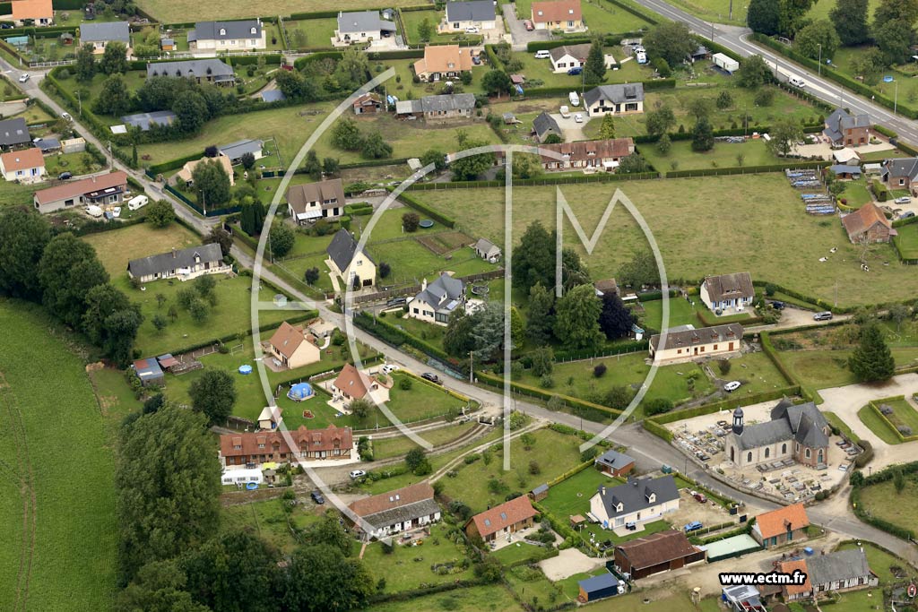 Photo arienne de La Chapelle-du-Bourgay