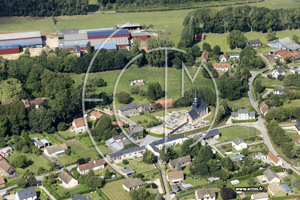 Photo arienne de Lintot-les-Bois