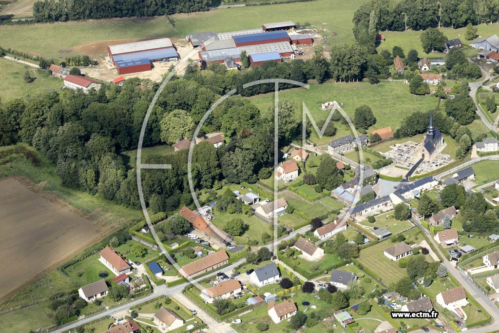 Photo arienne de Lintot-les-Bois