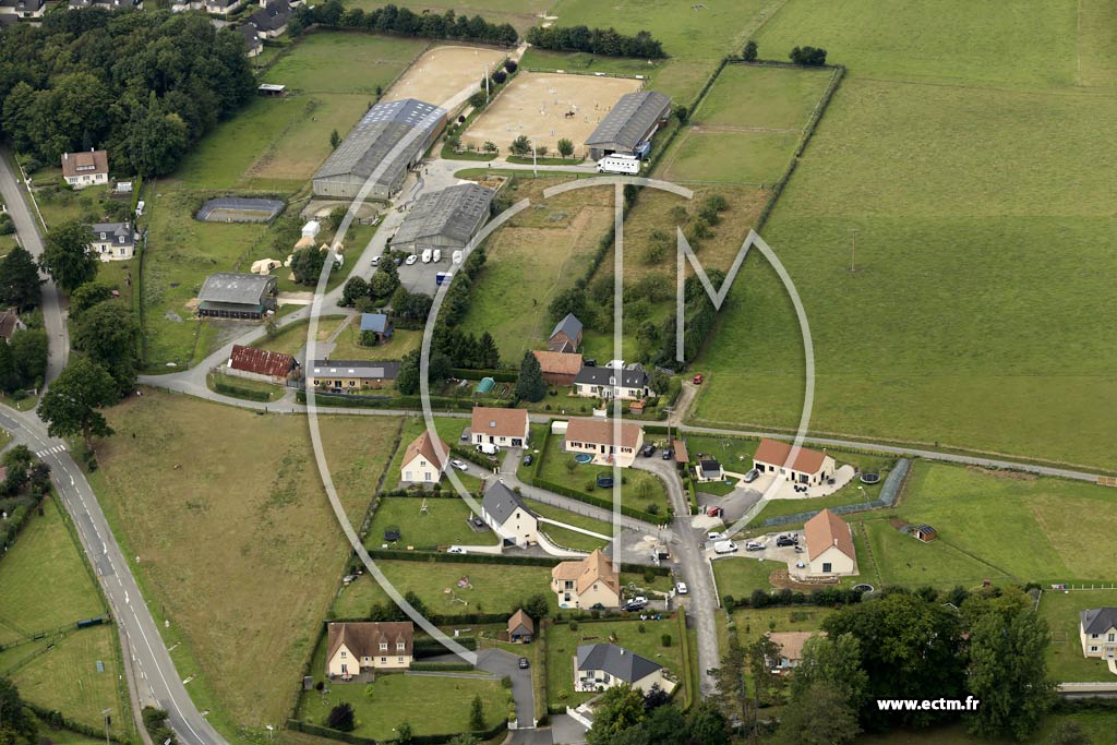 Photo arienne de Longueville-sur-Scie