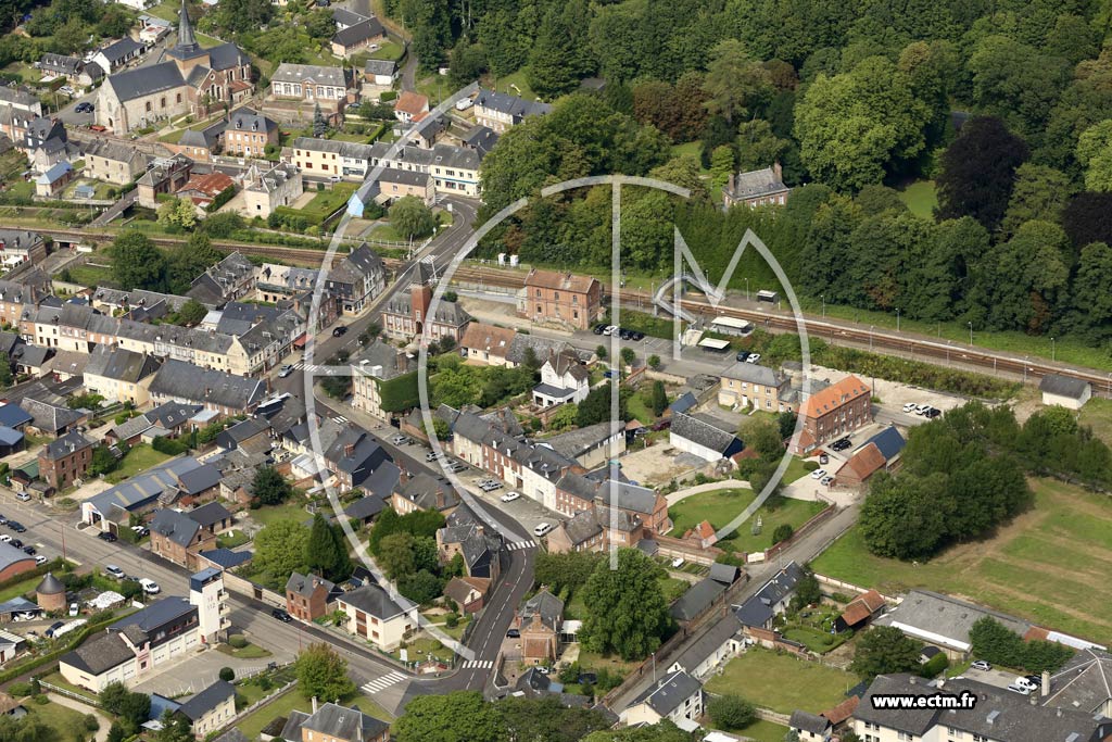Photo arienne de Longueville-sur-Scie