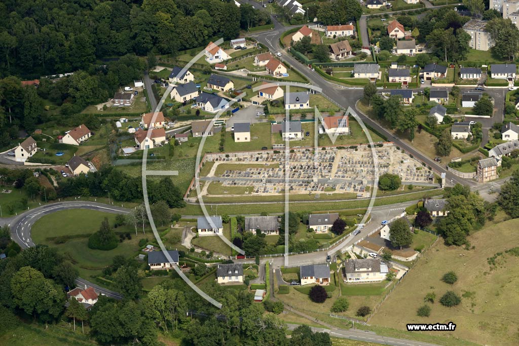 Photo arienne de Longueville-sur-Scie
