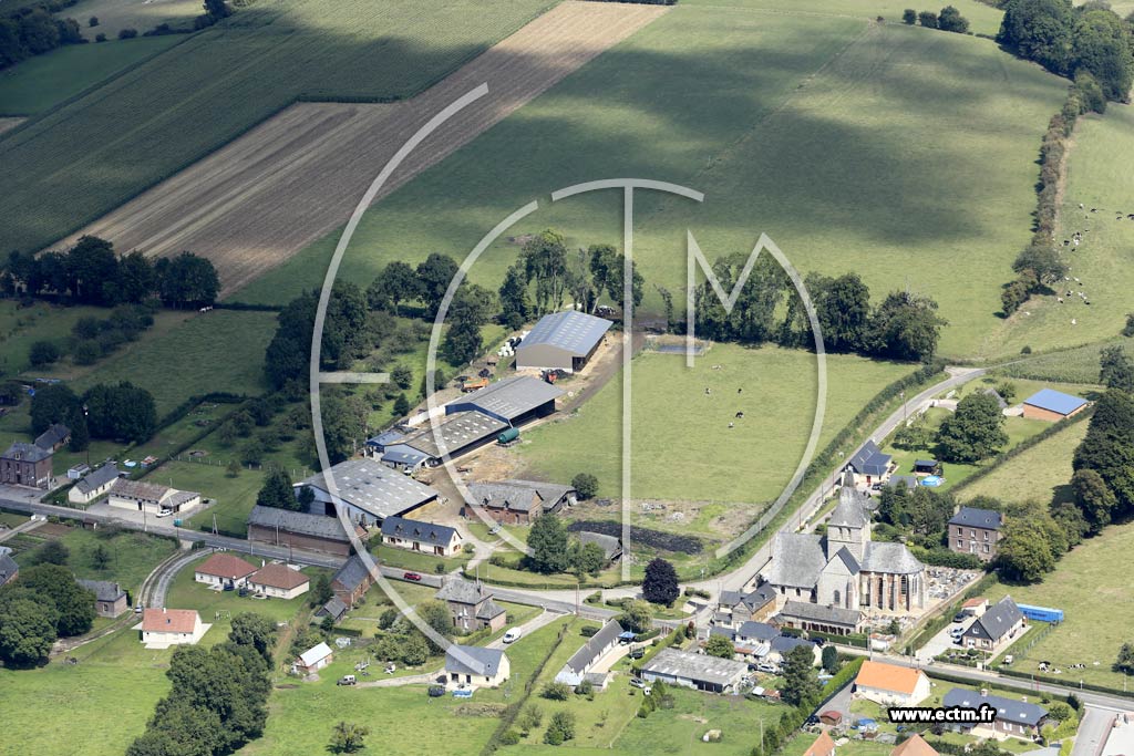 Photo arienne de Notre-Dame-d'Aliermont