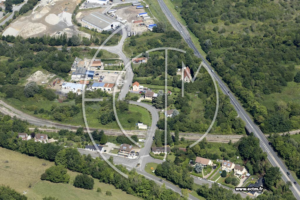 Photo arienne de Rouxmesnil-Bouteilles (Machonville)