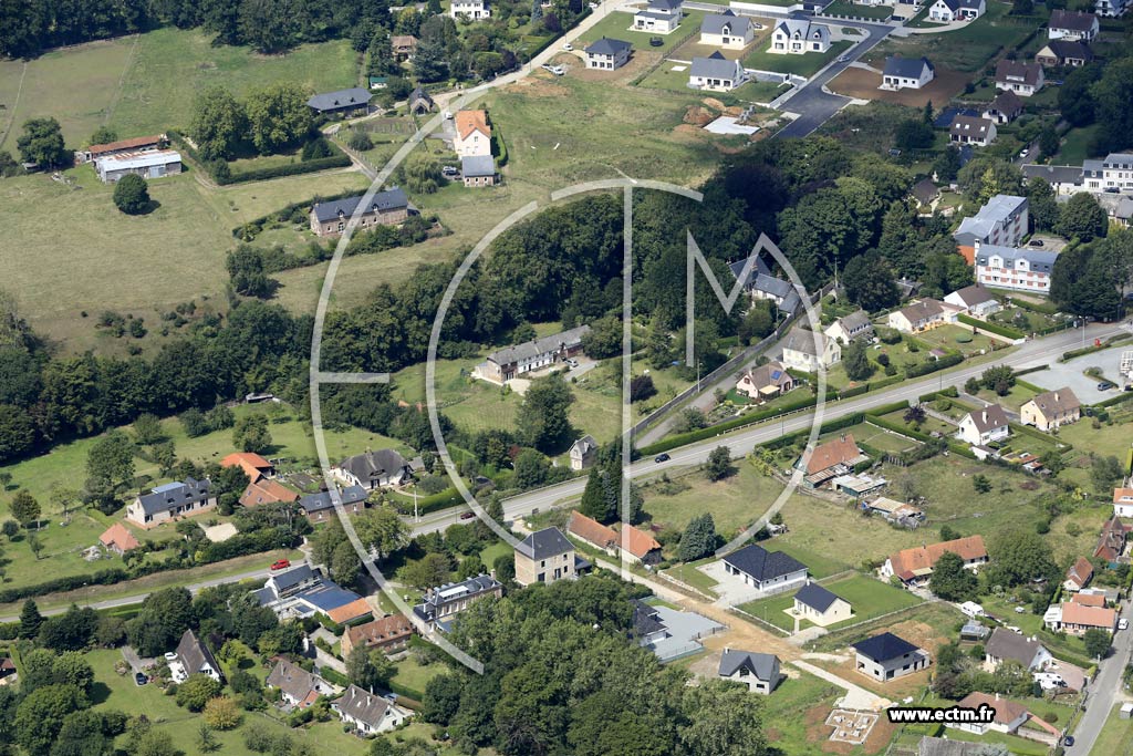 Photo arienne de Saint-Aubin-sur-Scie (les Vertus)
