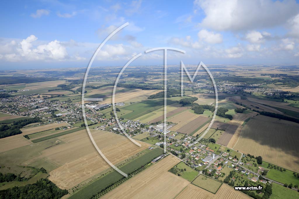 Photo arienne de Saint-Jacques-d'Aliermont