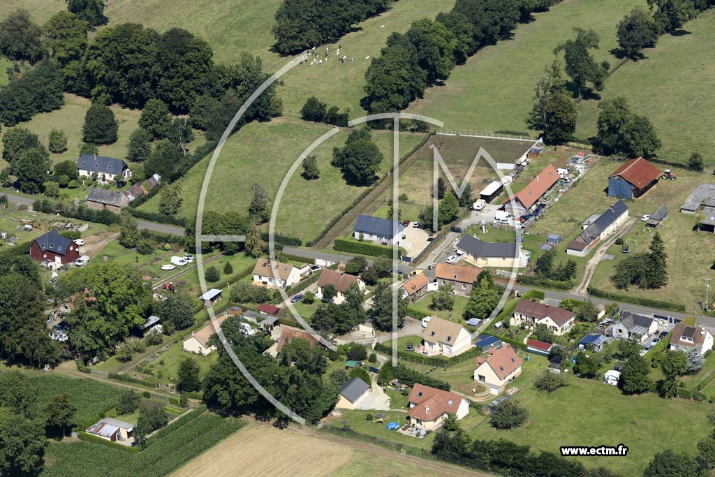 Photo arienne de Saint-Jacques-d'Aliermont