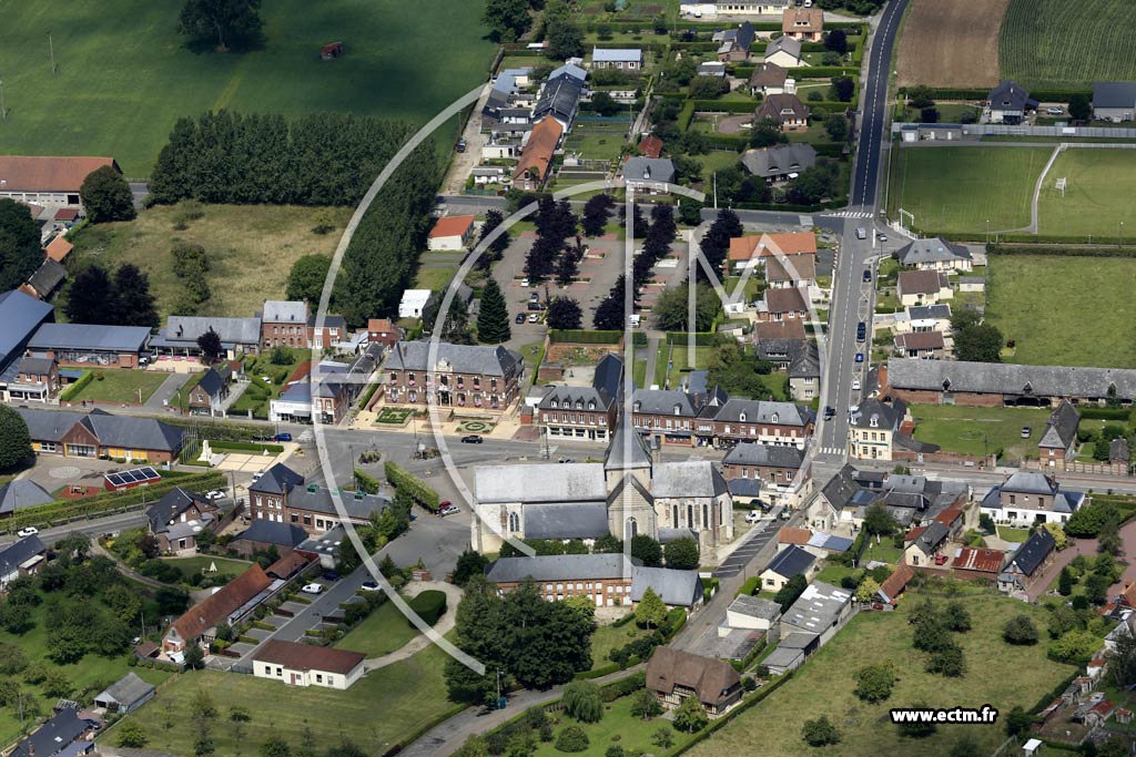 Photo arienne de Saint-Nicolas-d'Aliermont