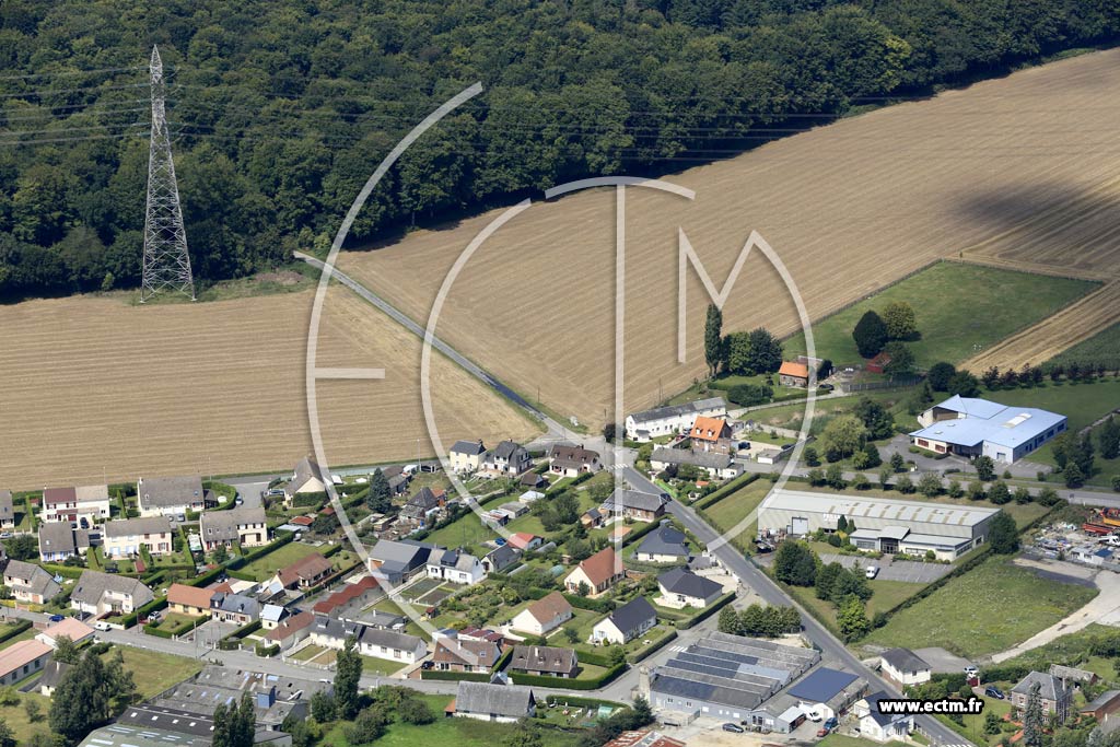Photo arienne de Saint-Nicolas-d'Aliermont