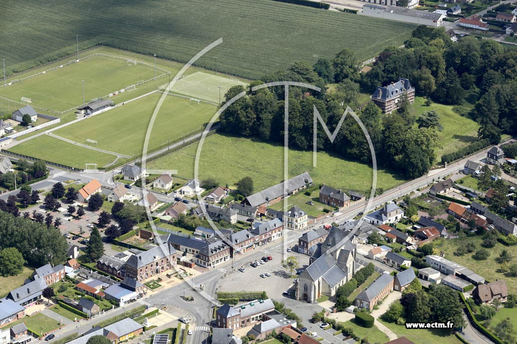 Photo arienne de Saint-Nicolas-d'Aliermont