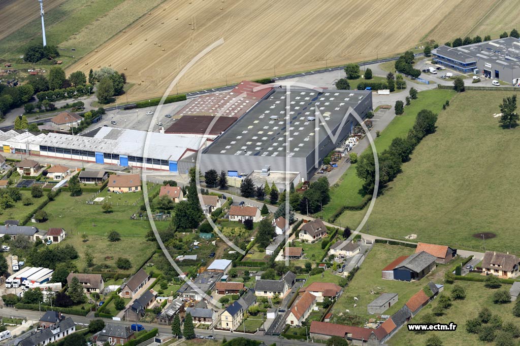 Photo arienne de Saint-Nicolas-d'Aliermont (Est)
