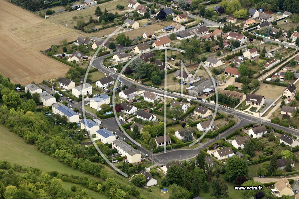 Photo arienne de Garennes-sur-Eure